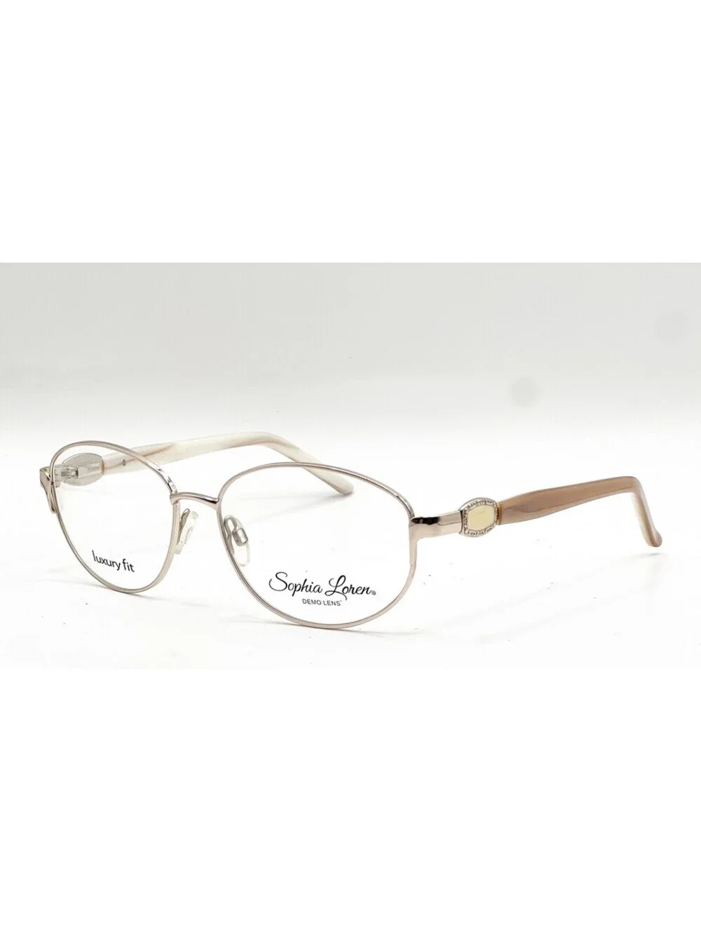 Sophia Loren Zyloware 057 Gold Authentic Eyeglasses 56-16-135